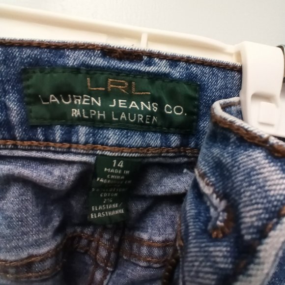 LRL Ralph Lauren Jeans Co Woman's Size 14 Classic Straight Leg - Picture 3 of 3